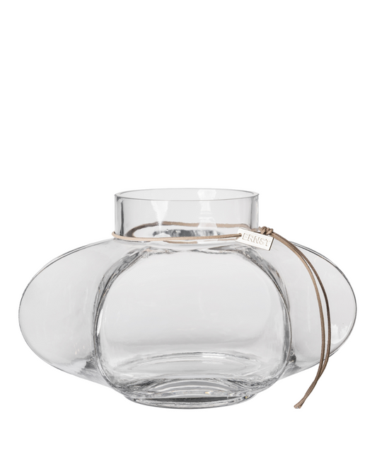 Vase Ø25xH16 cm, glass