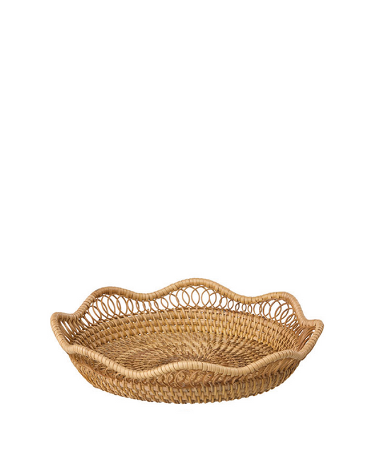 Anira brødkurv S rattan, Ø25 cm