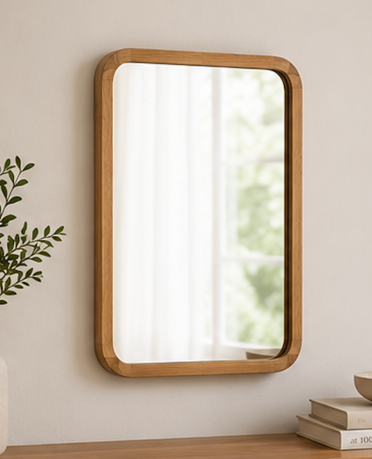Speil teak 60x80x5 cm