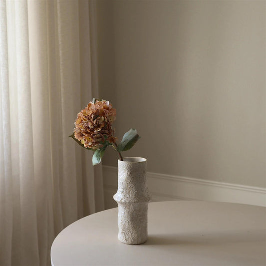 Orange hydrangea flower