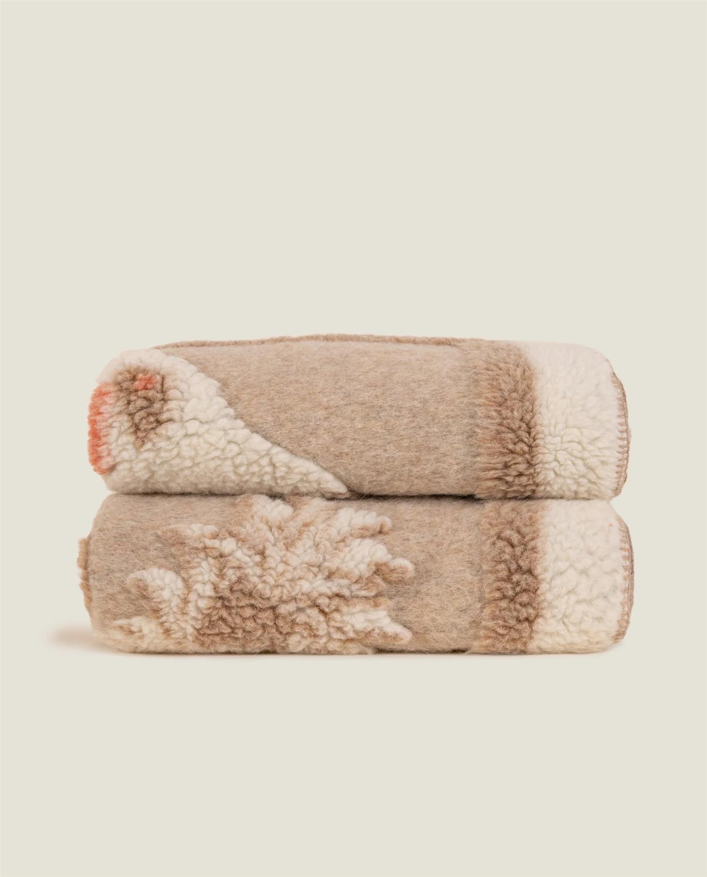 Boiled Wool/ alpaca Antigua pledd, 150x190