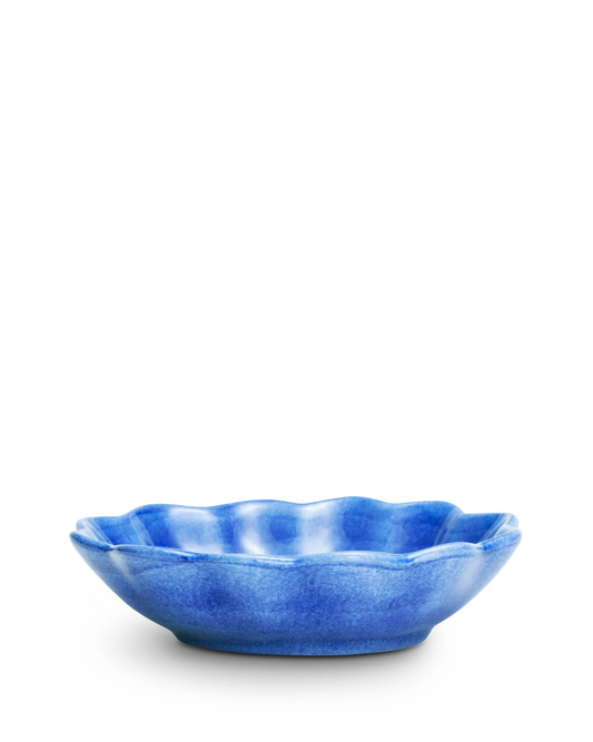 Oyster skål 18x16 cm, Light blue