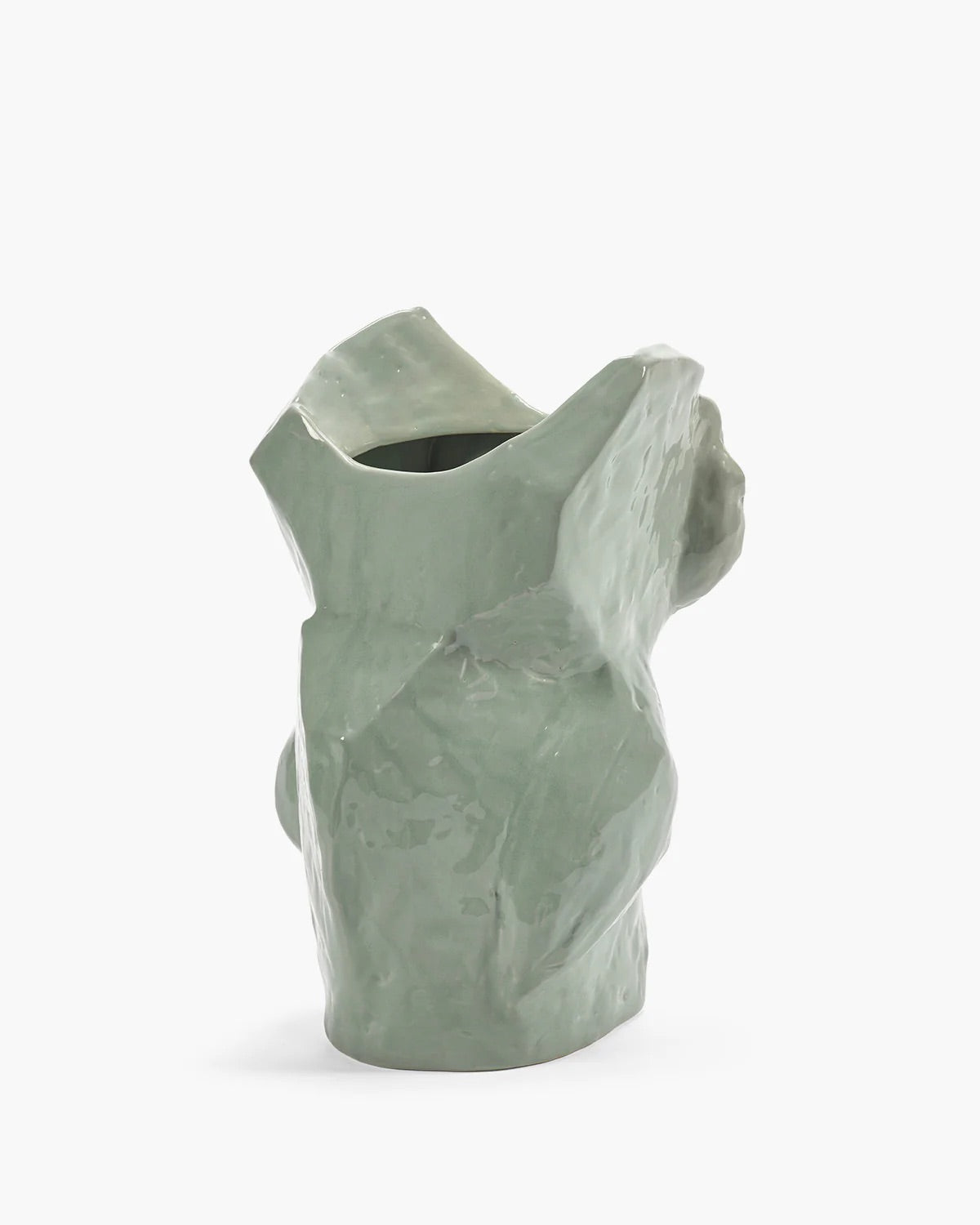Owl vase L blue after midnight