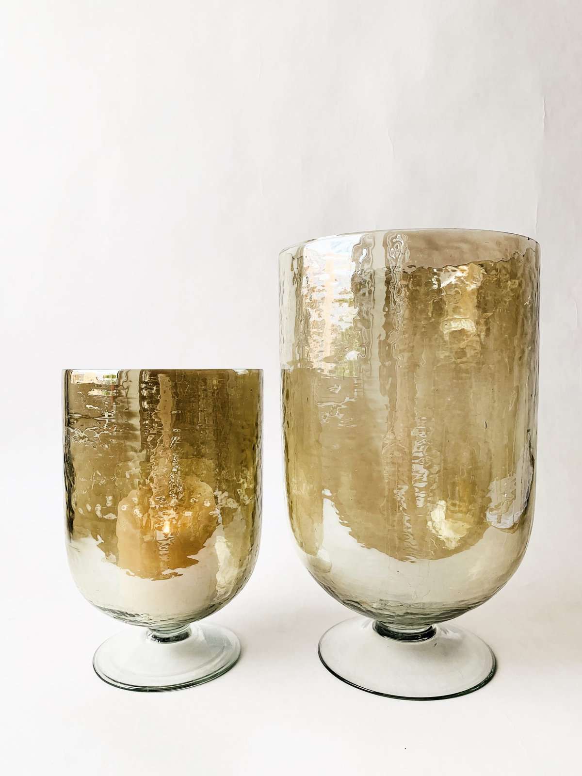 Hurricane på stett, glass S H21 cm