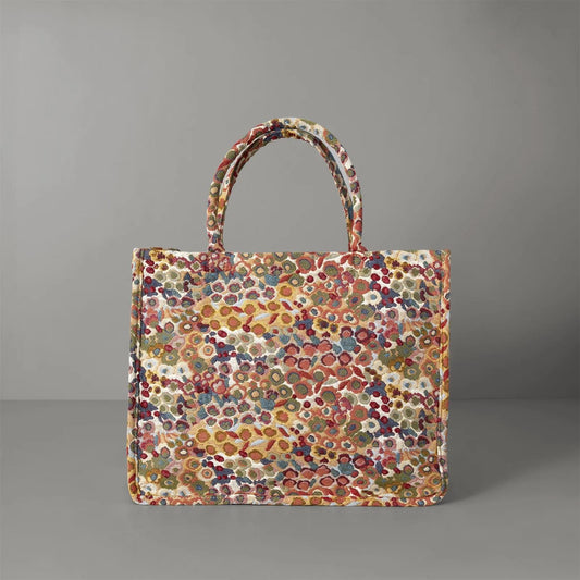 Alethe spring flower tote, large multi