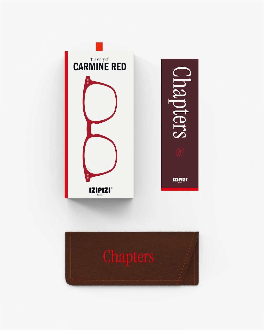 Lesebriller #E Carmine Red