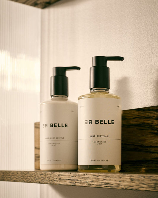 Hand & body soufflé, 300ml lemongrass mint