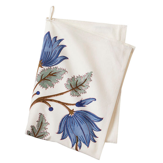 Kjøkkenhåndkle Flora Indigo