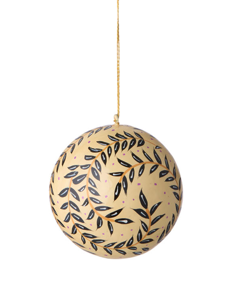 Julekule Gaya, krem/blå