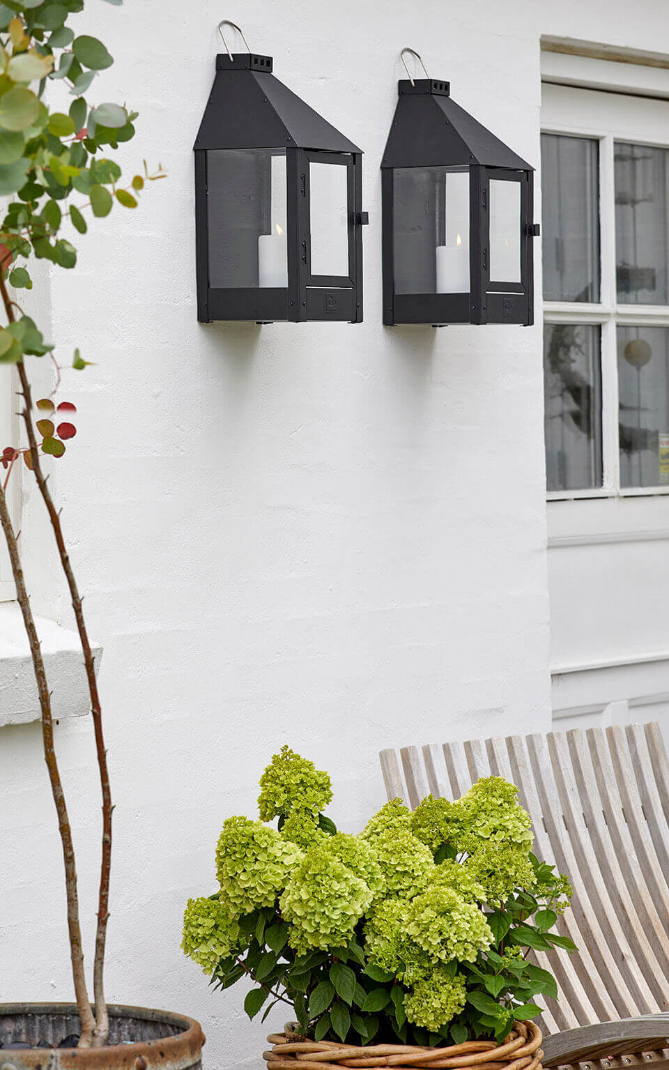 Black Mini Wall Lantern