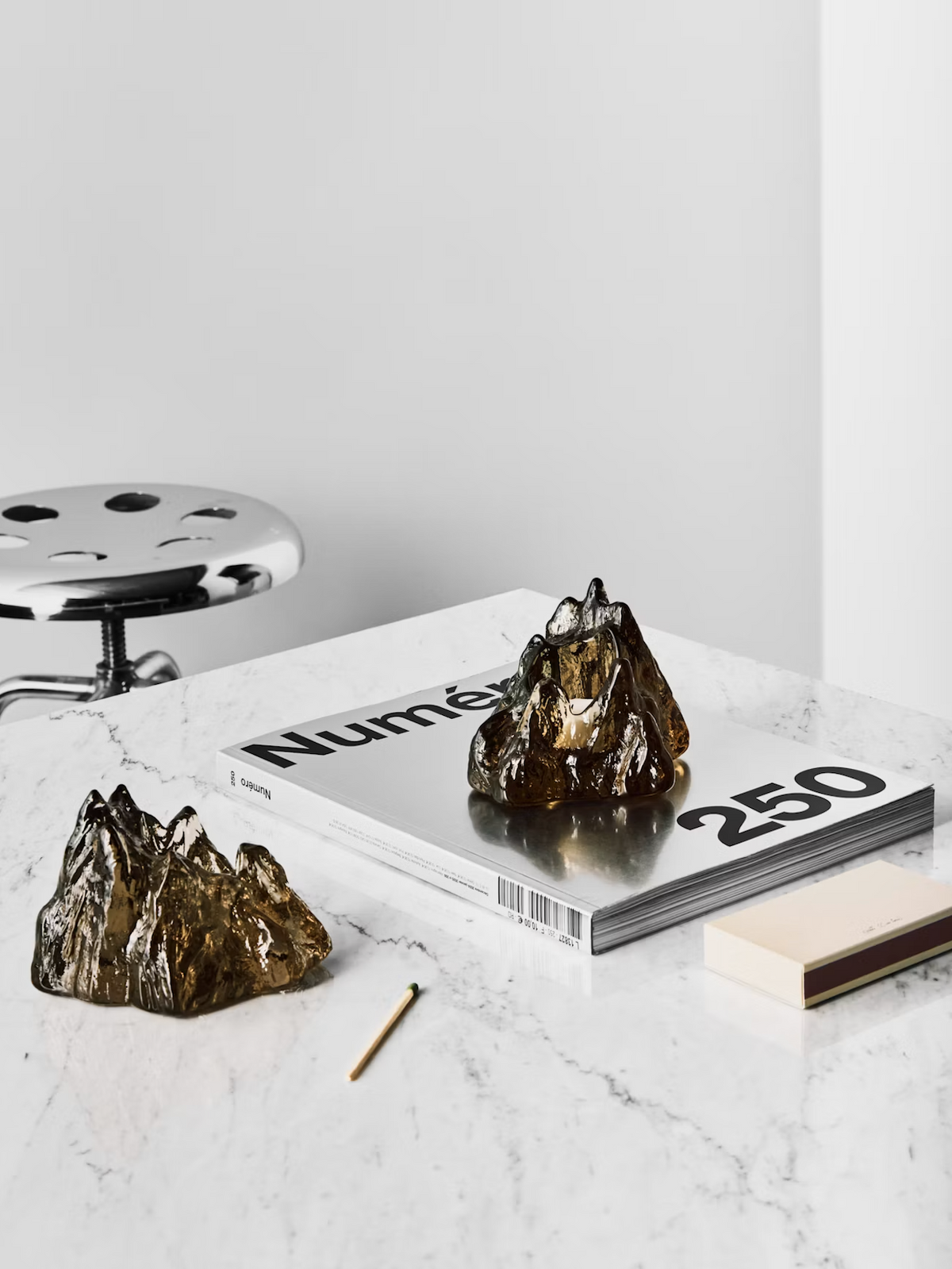 The rock votive taupe 91 mm