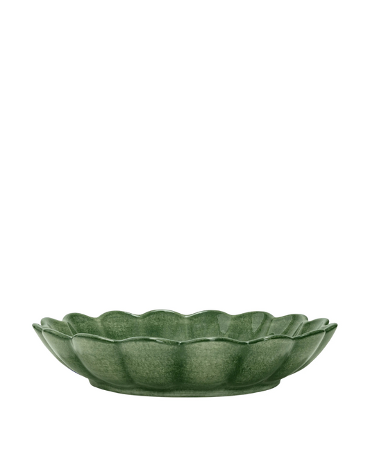 Oyster Skål 24 cm, Forest Green