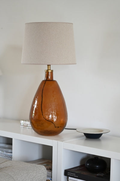Palazzo Bordslampe, cognac