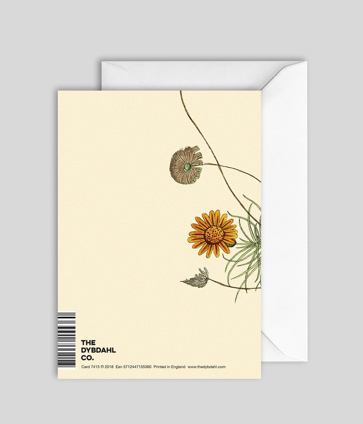 kort - gule blomster