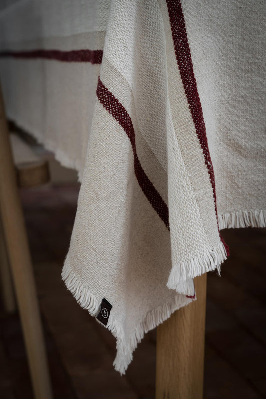 Duk 145x300 cm natur/hvit/beige
