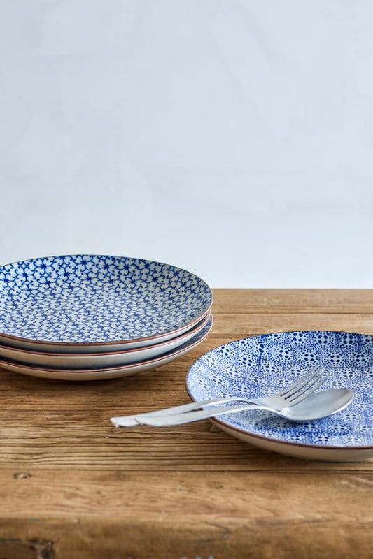 Karine tallerkner Ø25 cm 4-sett, steintøy