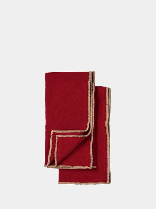 Edith serviett, bordeaux 2pk