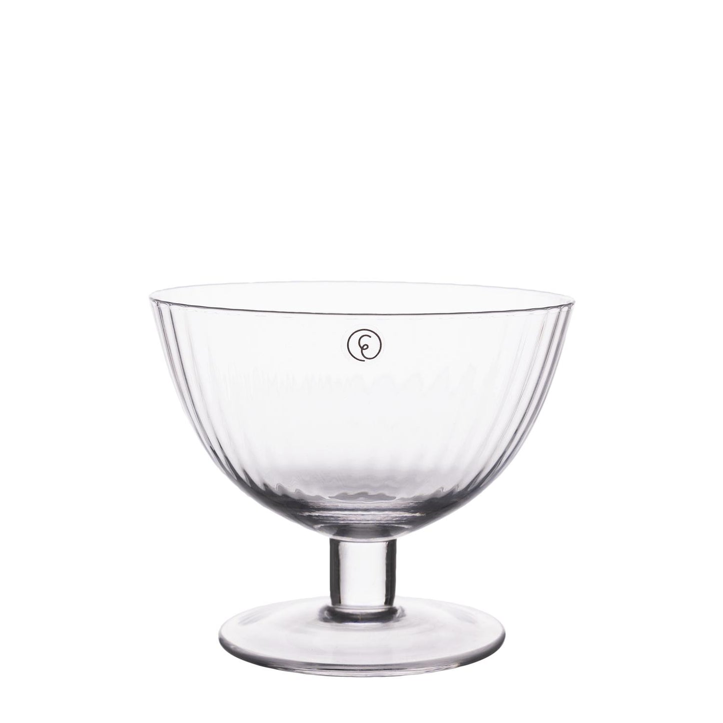 Rillet skål på stett 20cl, 2pk