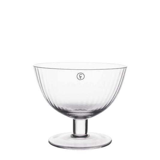 Rillet skål på stett 20cl, 2pk