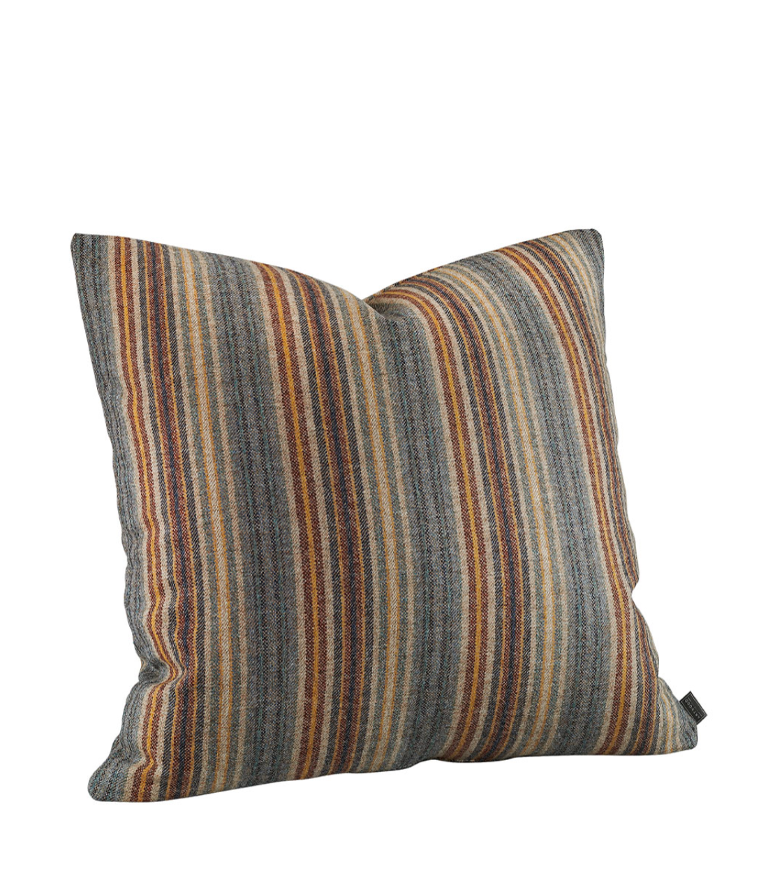 Glensdale stripe, denim simply camel putetrekk 50x50 cm