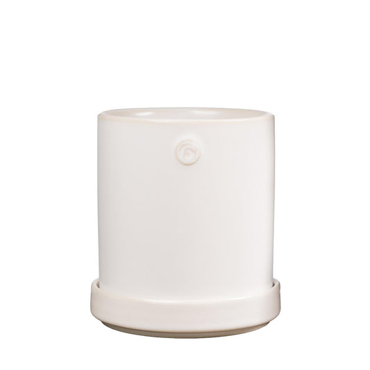 krukke, Ø13xH13 cm hvit