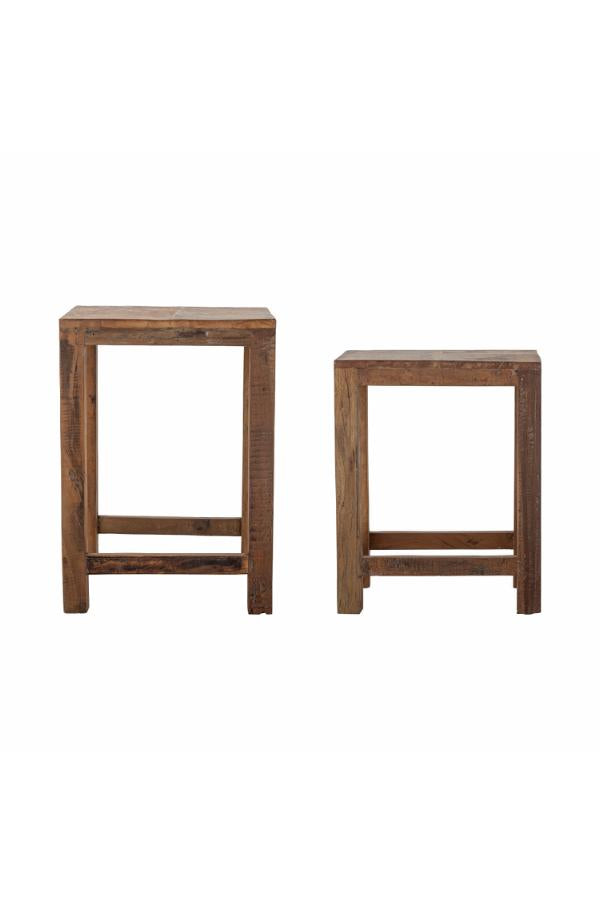 Galen sidebord 2-sett, resirkulert tre