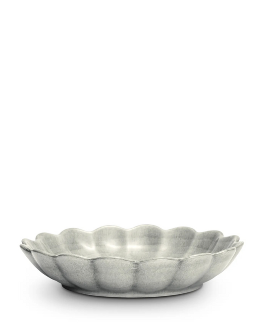 Oyster Skål 24 cm, Grå