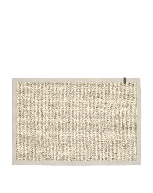 Dørmatte Wilma 60x90cm, marmor beige kant