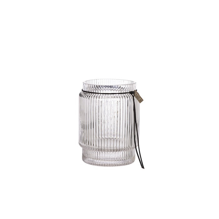 Glassvase Ø8xH10,8 cm