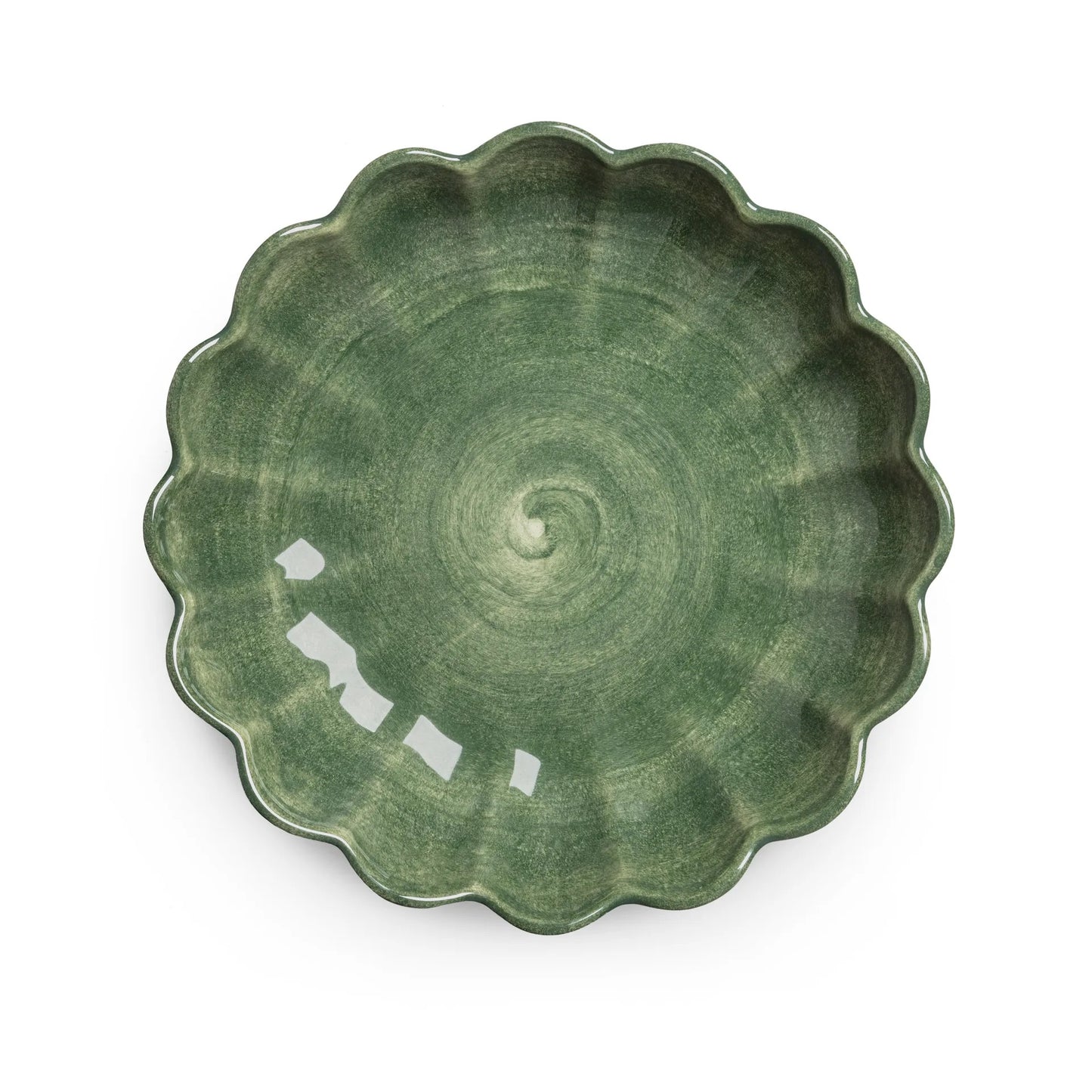 Oyster Skål 24cm, Forest Green