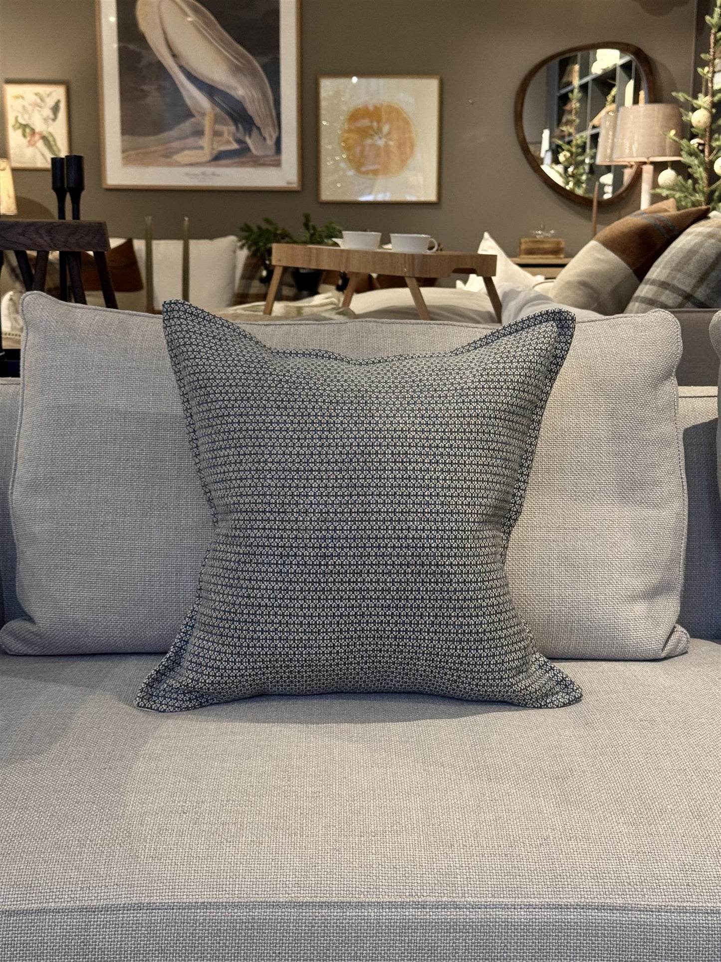 Pyntepute Laurie blue 50x50 cm