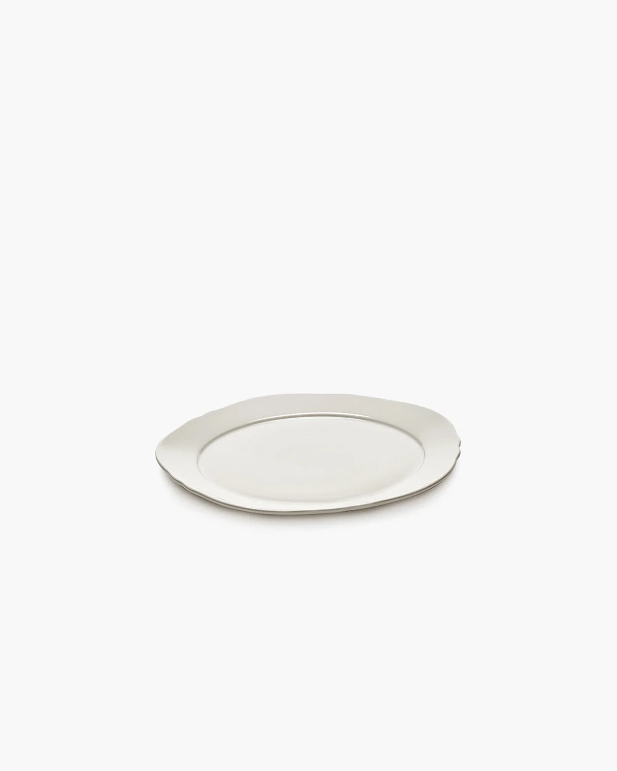 Tallerken S white silhouette