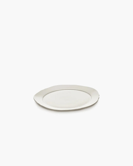 Tallerken S white silhouette