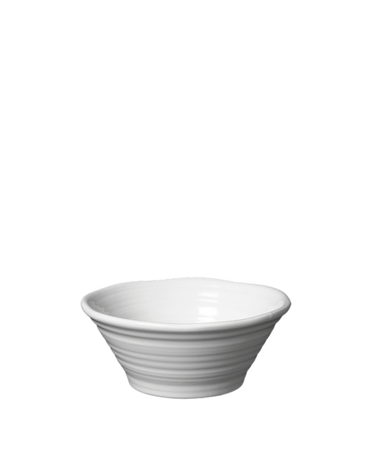 Fat capri Ø18 cm, hvit