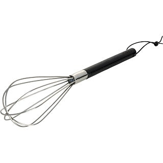 Visp, metall og sort tre