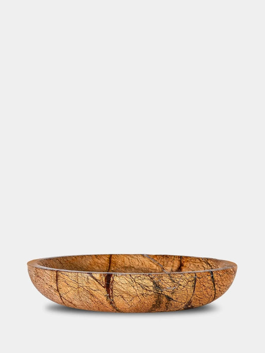 Sten marmorfat, brown forest marble