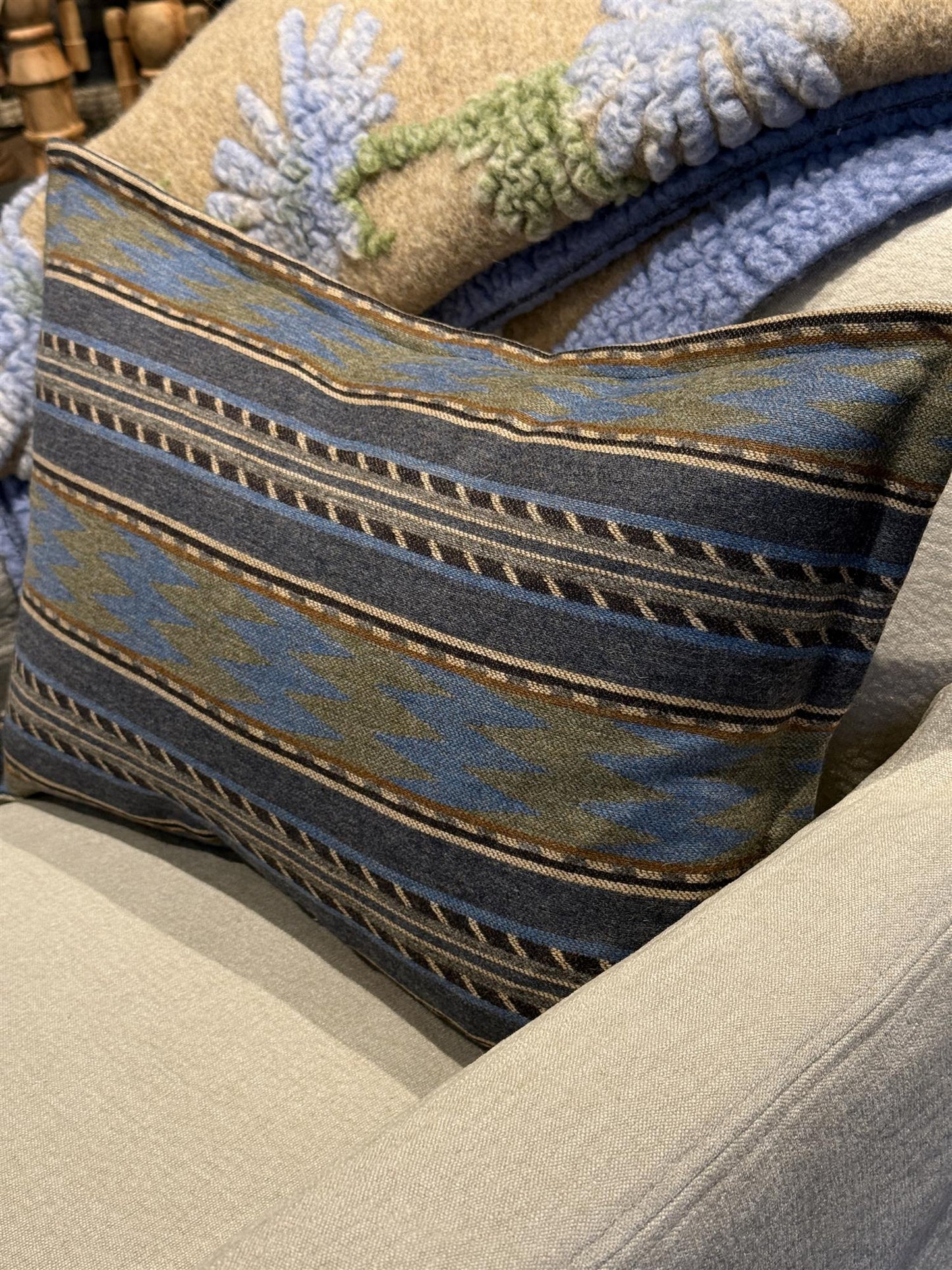 Pyntepute Mulberry Blå 40x60 cm