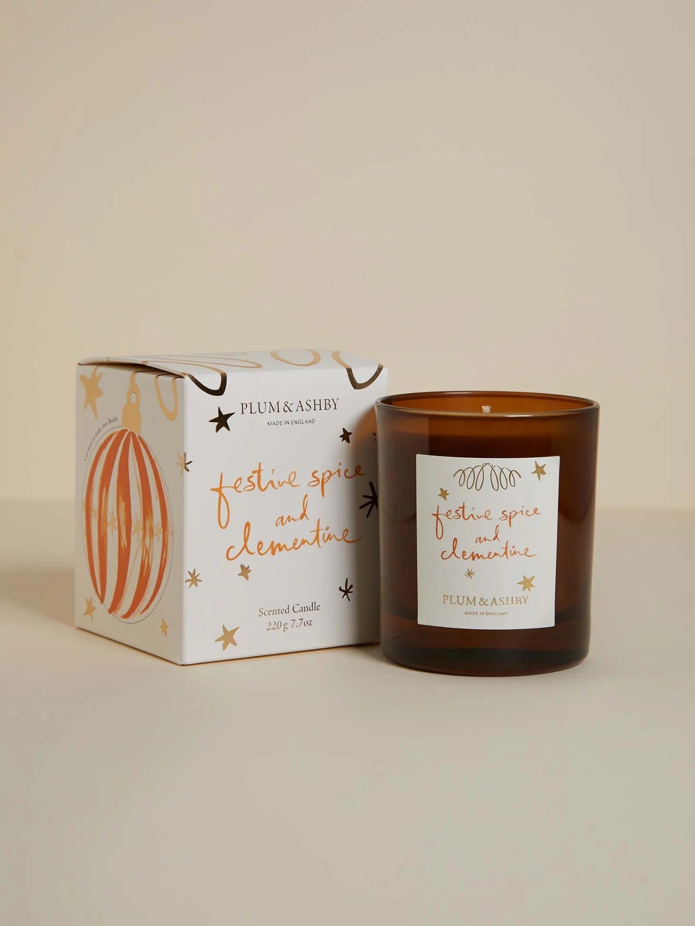 Festive spice & clementine duftlys