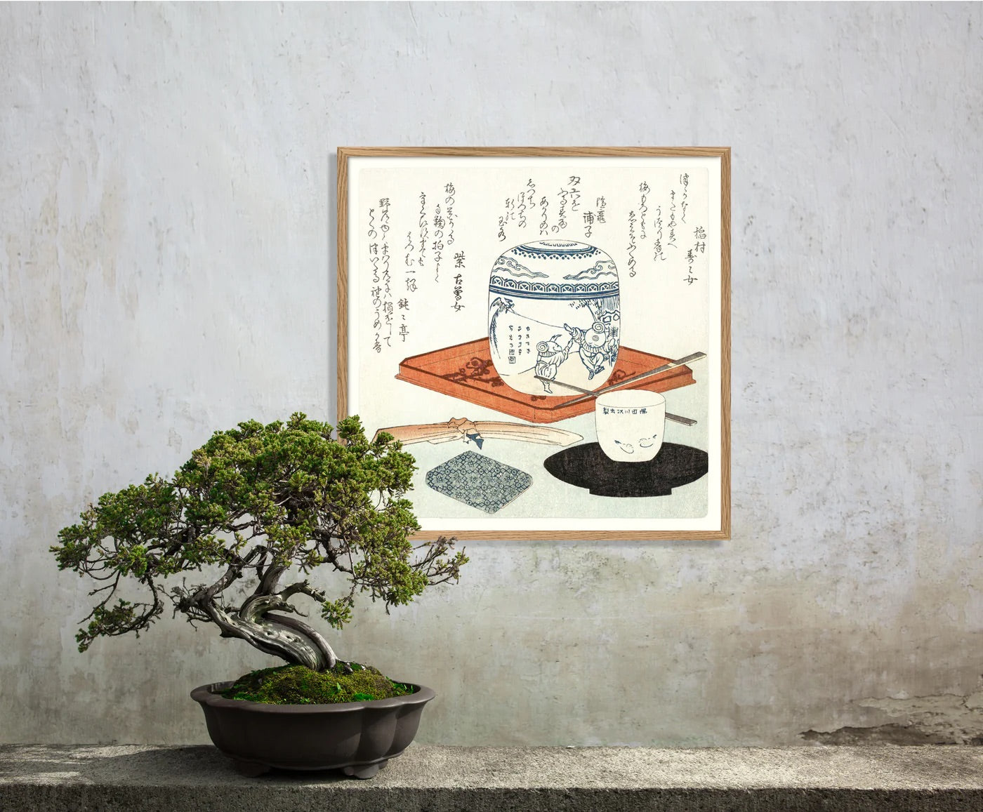 Japanese Still Life 61x61 cm