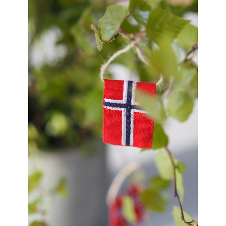 Norske Pynteflag, 5 stk.