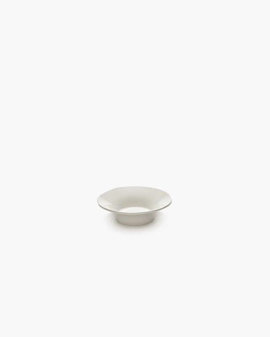 Deep side plate S white silhouette