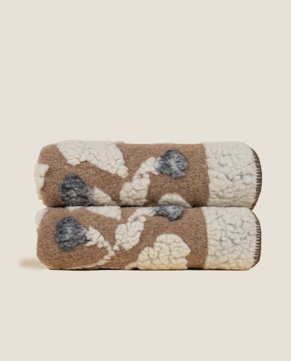Boiled Wool Melodia pledd, 150x190