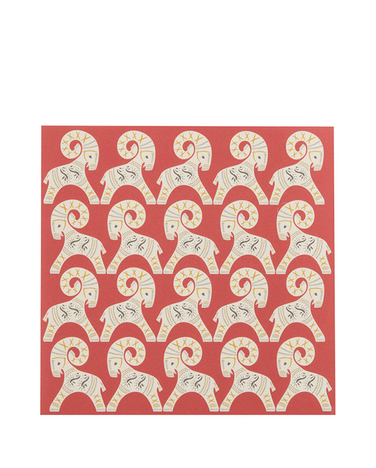 Papirserviett Buck scarlet 50stk