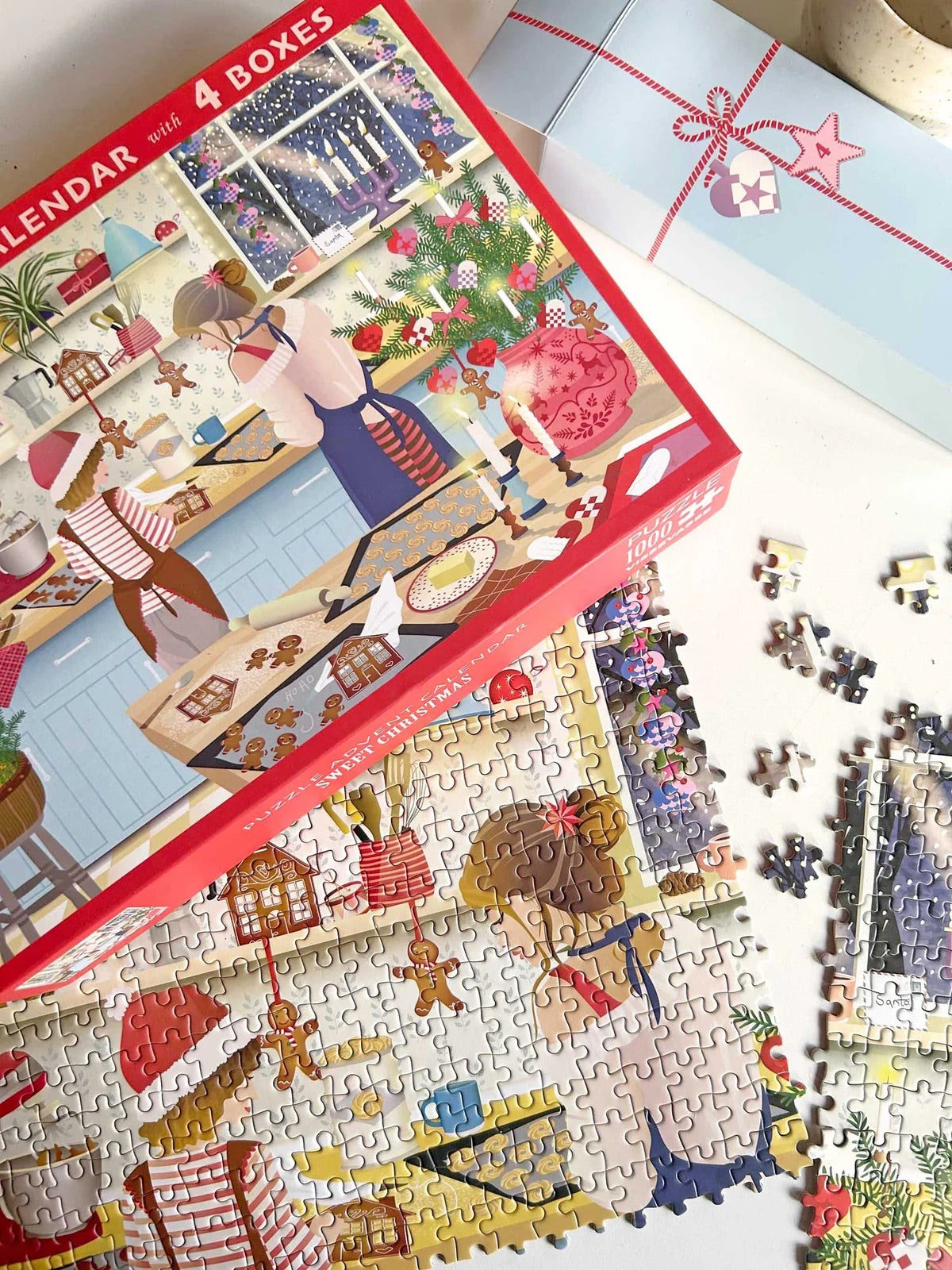 Adventskalender Sweet Christmas puslespill
