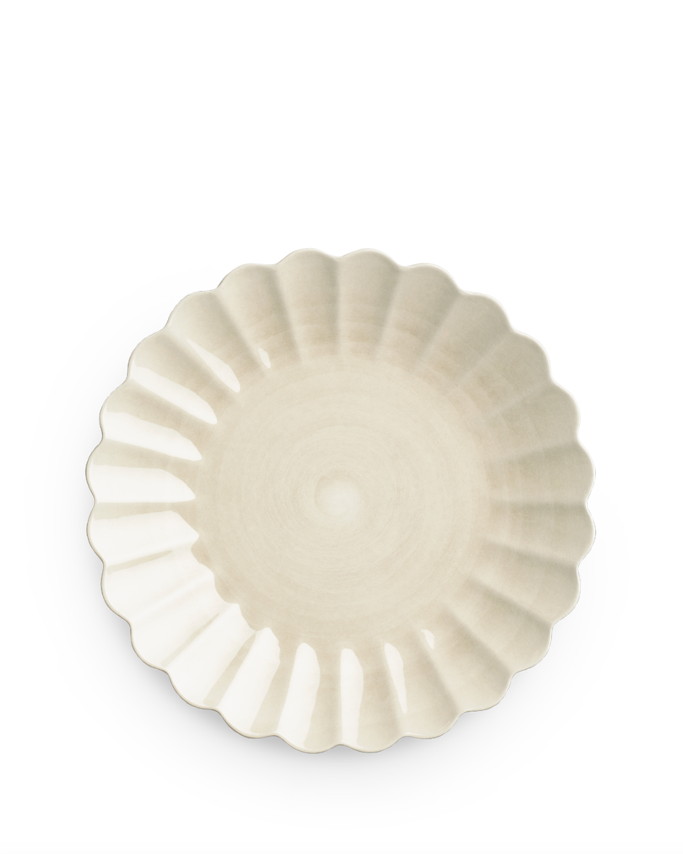 Oyster Tallerken 28cm, sand