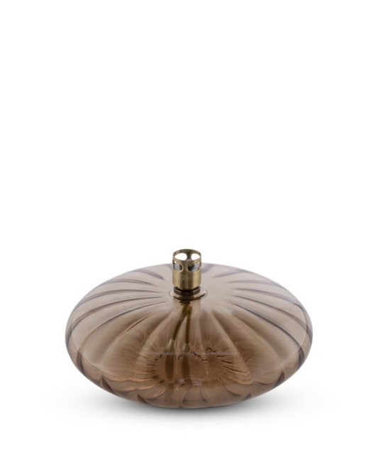 Oljelampe Disc elegant champagne brass, Medium