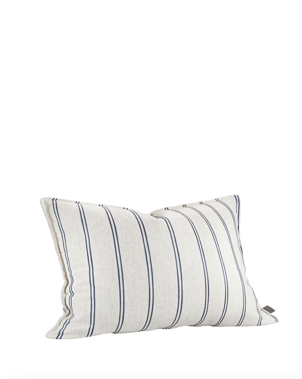 Putetrekk Lotus herringbone stripe blue/ offwhite 60x40