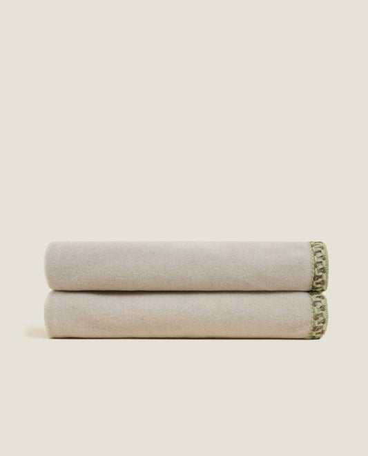 Soft Bamboo Nocciola pledd, 160x200