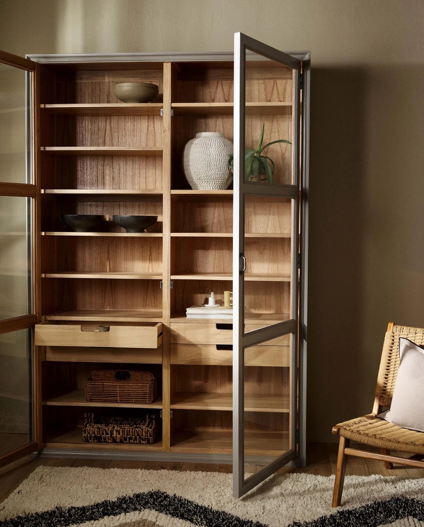 Rupa krukke hvit sement