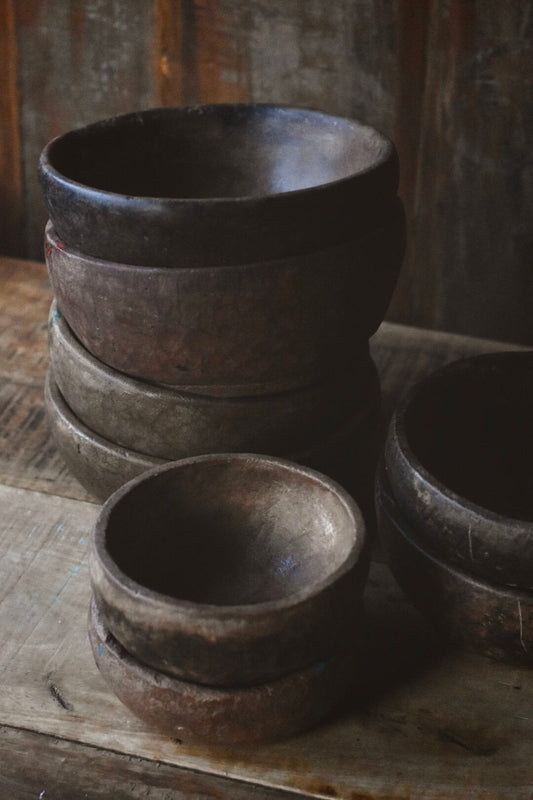 Vintage bolle i stein